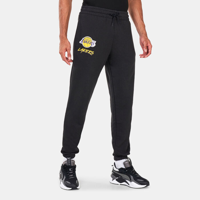 New Era Men's NBA Los Angeles Lakers Script Joggers Black New Era Men's NBA Los Angeles Lakers Script Joggers Black image number 0
