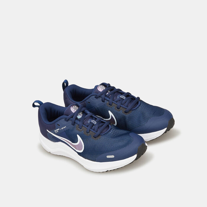 Nike Kids' Downshifter 12 Road Running Shoe (Older Kids) Blue Nike Kids' Downshifter 12 Road Running Shoe (Older Kids) Blue image number 1