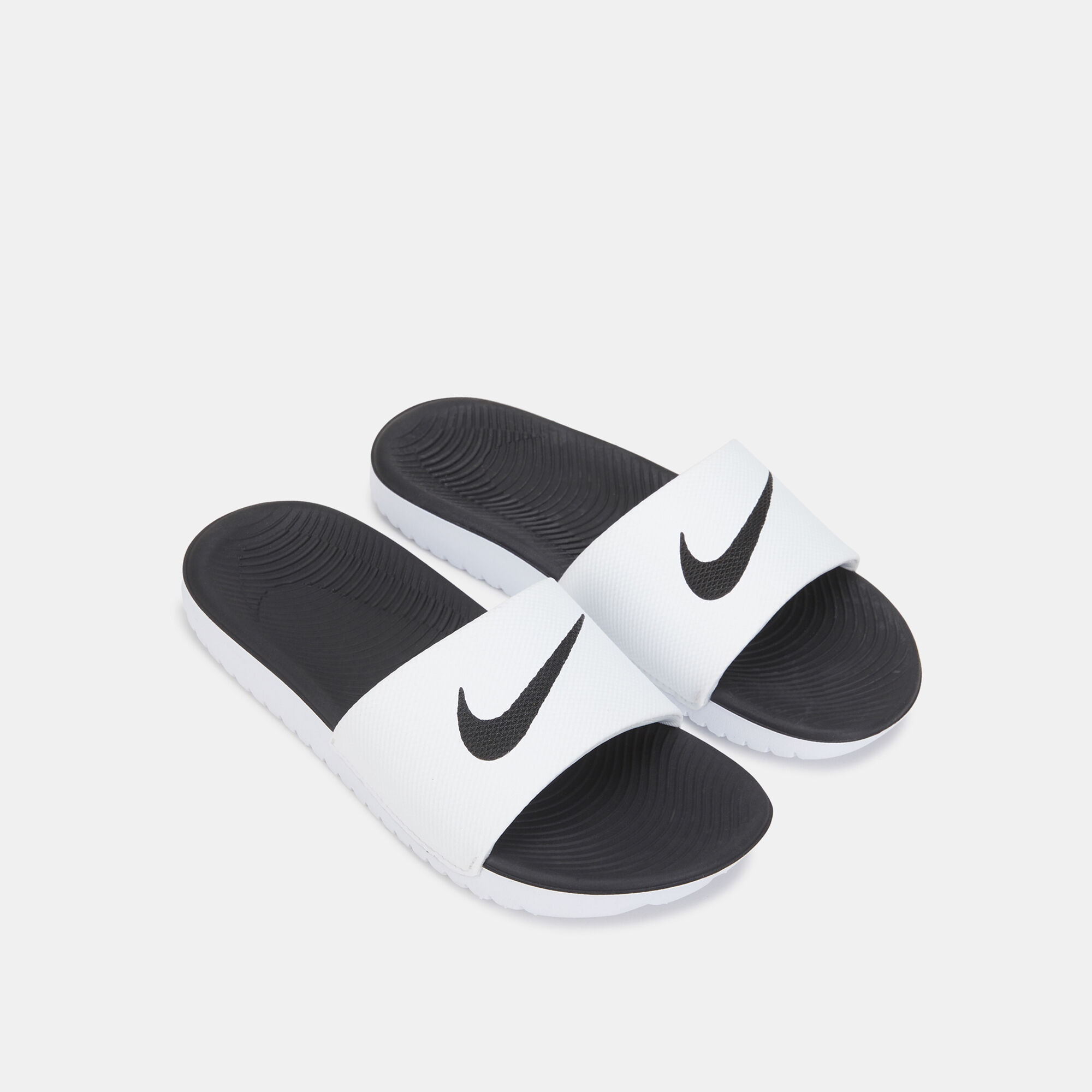 Nike kawa slide men's white sale