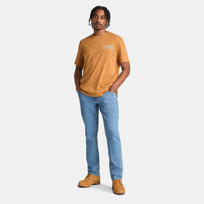 Timberland Men's TIMBS Graphic T-Shirt yellow image number 2