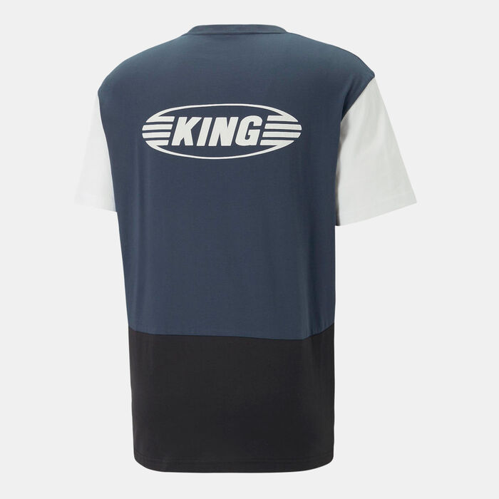 PUMA Men's KING Top T-Shirt Blue PUMA Men's KING Top T-Shirt Blue image number 1