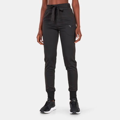 SQUATWOLF Women's She-Wolf Do-Knot-Joggers Black