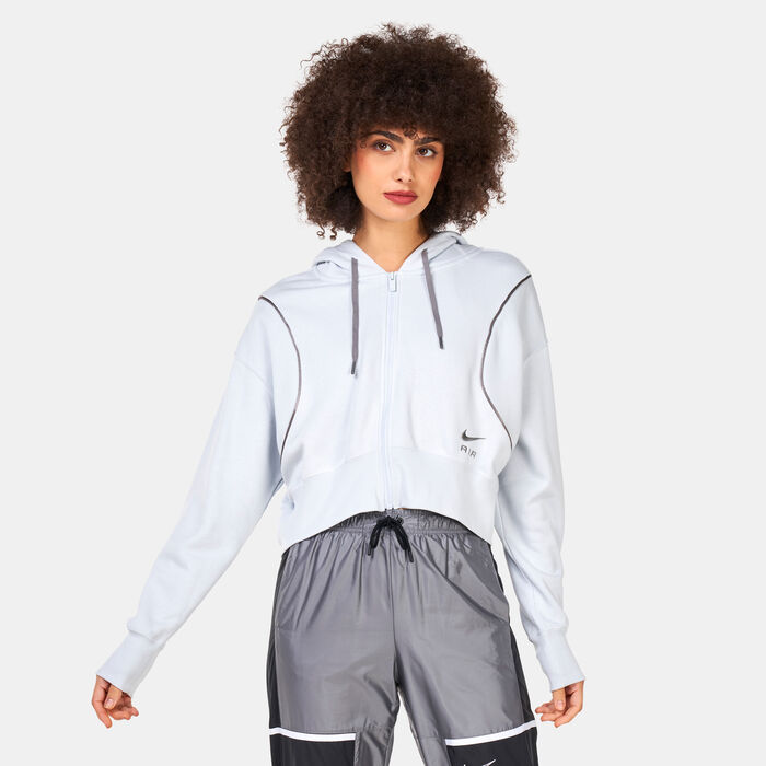 Nike Women's Air Full-Zip Fleece Hoodie Ivory Nike Women's Air Full-Zip Fleece Hoodie Ivory image number 0