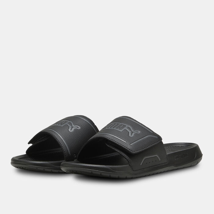 PUMA Men's Royalcat Comfort Slides Black PUMA Men's Royalcat Comfort Slides Black image number 1