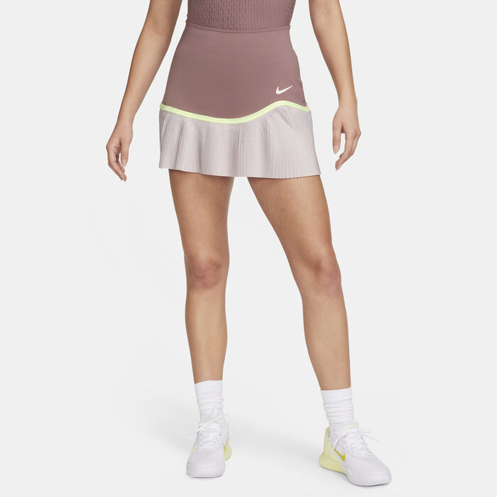 Nike Women's Dri-FIT Advantage Tennis Skirt Pink image number 0