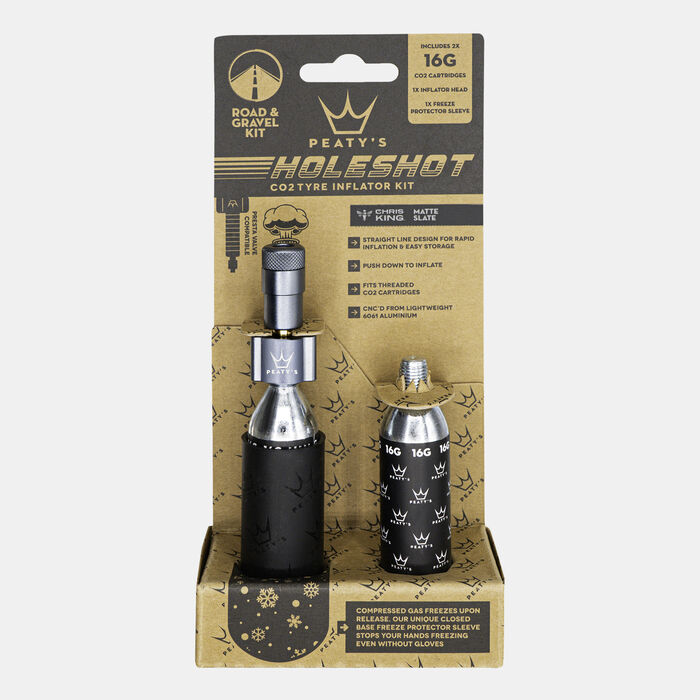 Peaty’s Holeshot CO2 Tyre Inflator - Road & Gravel (16g) Multi-Color Peaty’s Holeshot CO2 Tyre Inflator - Road & Gravel (16g) Multi-Color image number 1