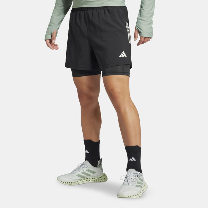 adidas Men's Own The Run 2-In-1 Shorts Black adidas Men's Own The Run 2-In-1 Shorts Black image number 0