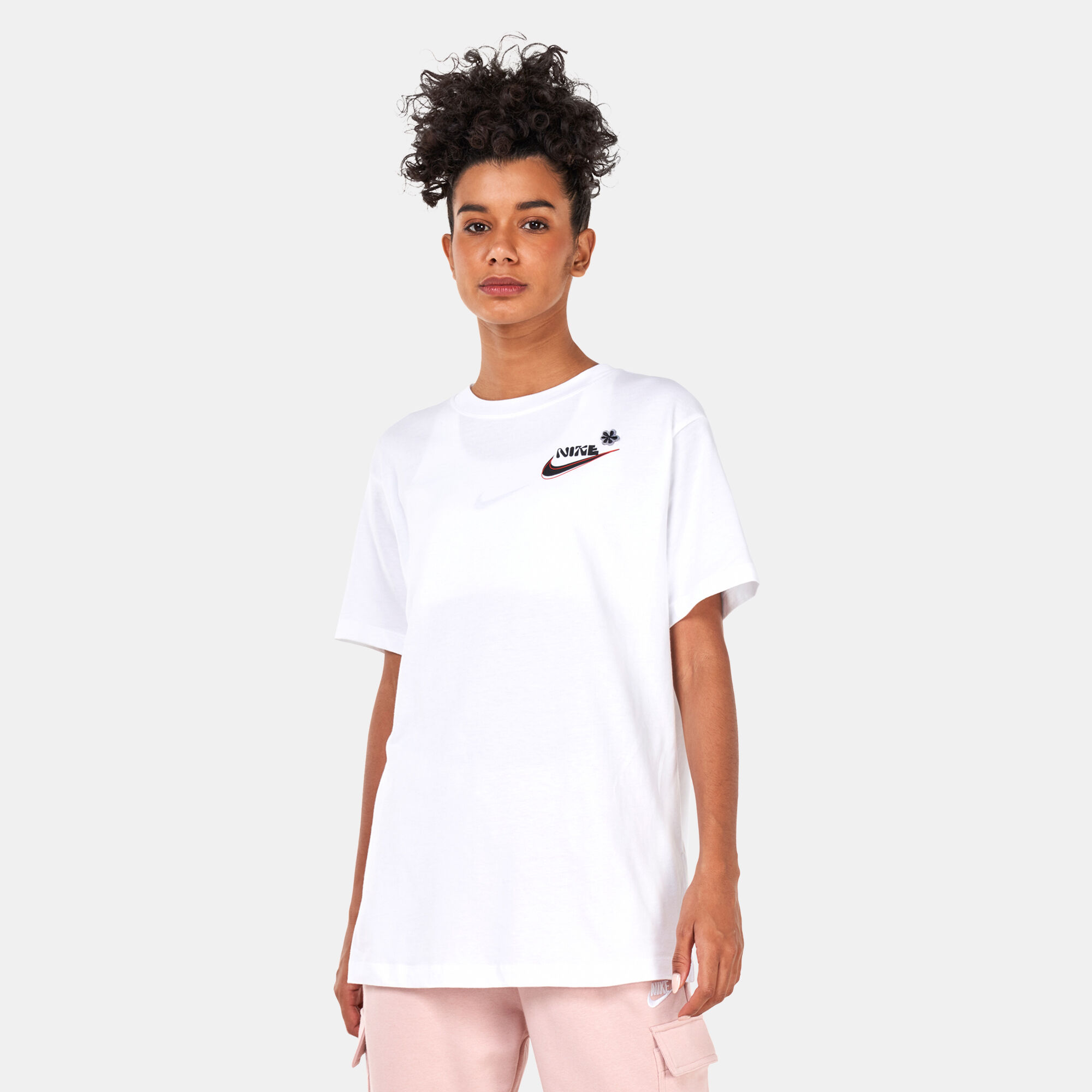 Womens nike metallic shirt hotsell