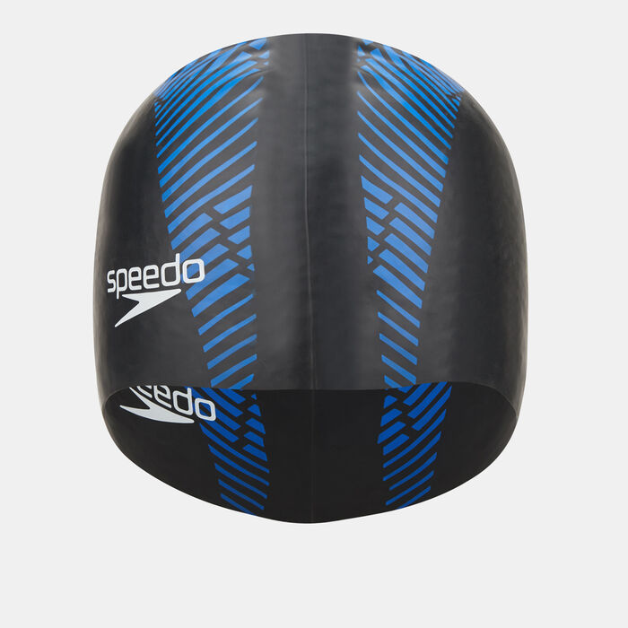 Speedo Reversible Moulded Swimming Cap Black Speedo Reversible Moulded Swimming Cap Black image number 3