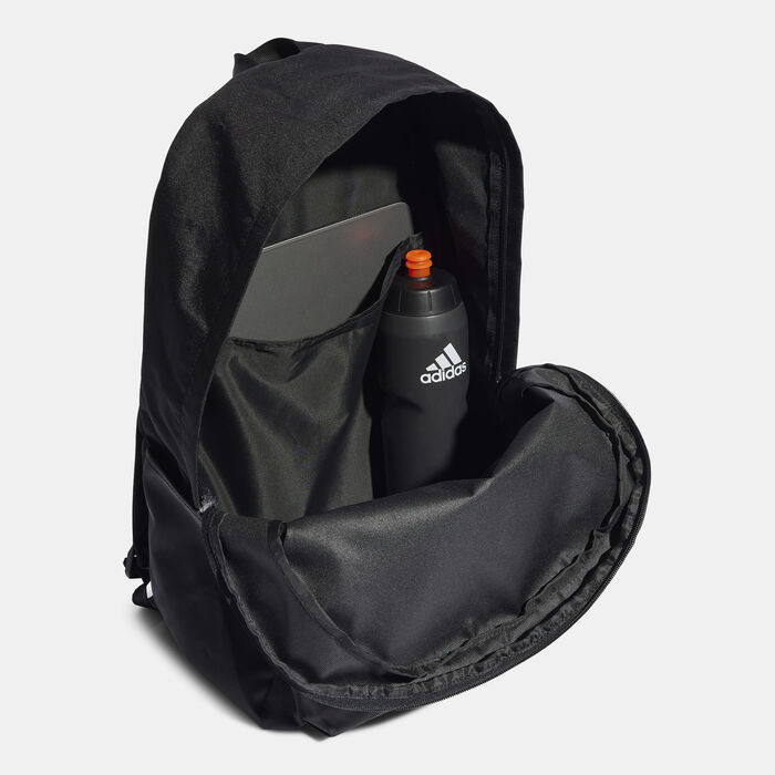 adidas Classic 3 Bar Logo Backpack Black adidas Classic 3 Bar Logo Backpack Black image number 2
