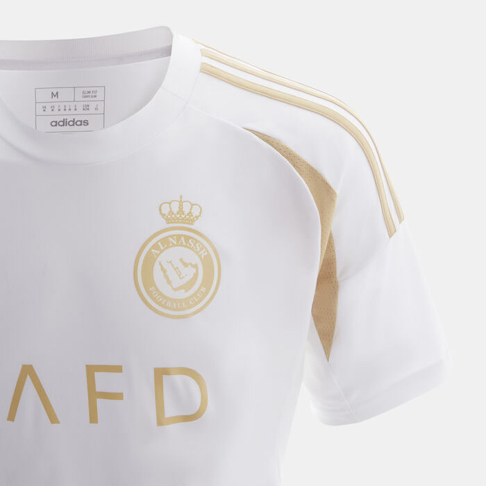 adidas Men's Al Nassr 24/25 Third Replica Football Jersey White adidas Men's Al Nassr 24/25 Third Replica Football Jersey White image number 3