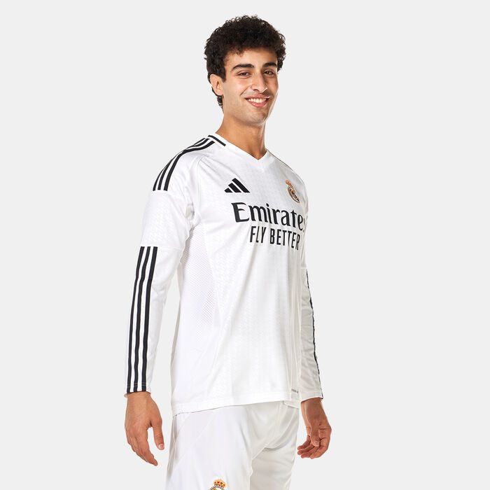 adidas Men's Real Madrid Home Football Jersey - 2024/25 White adidas Men's Real Madrid Home Football Jersey - 2024/25 White image number 0