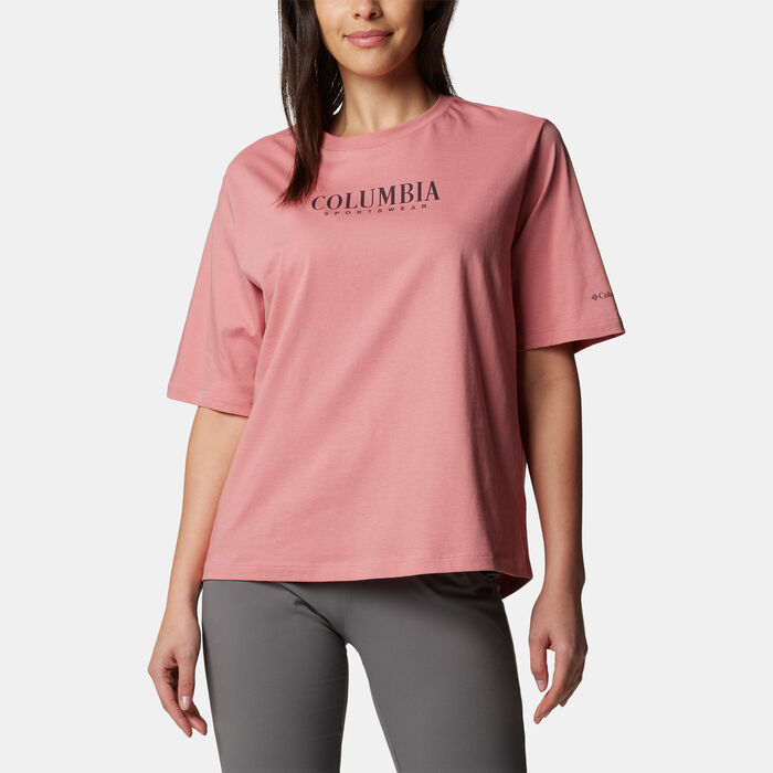 Columbia Women's North Cascades T-Shirt Pink Columbia Women's North Cascades T-Shirt Pink image number 0