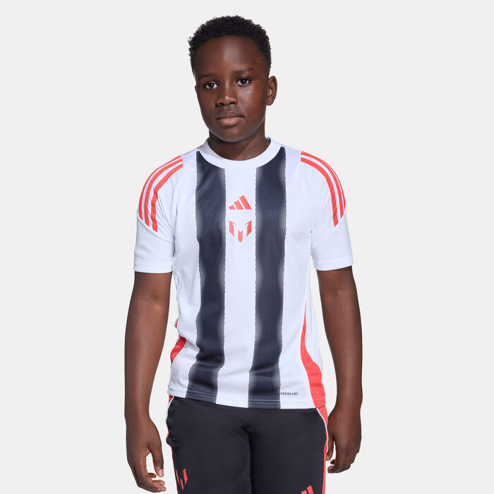 adidas Kids' Messi Training Football Top White adidas Kids' Messi Training Football Top White image number 0
