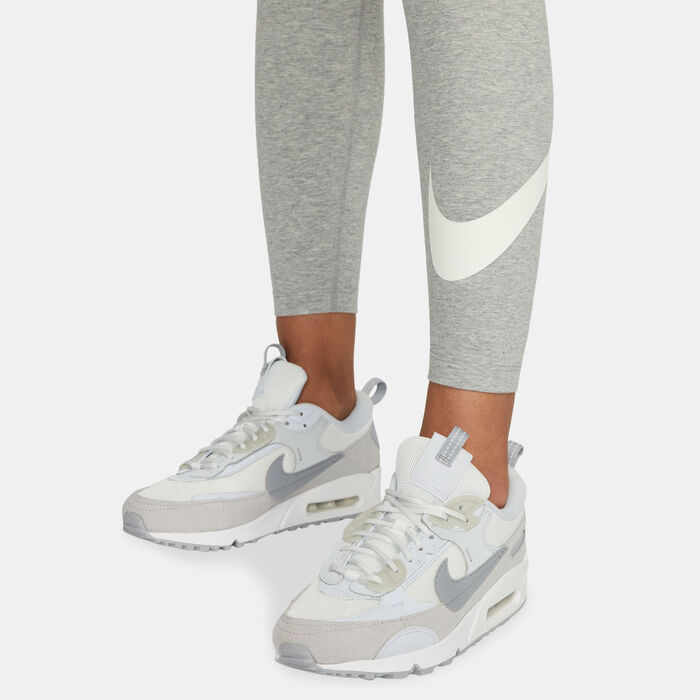 Nike Women's Sportswear Classics Graphic Leggings Grey image number 3