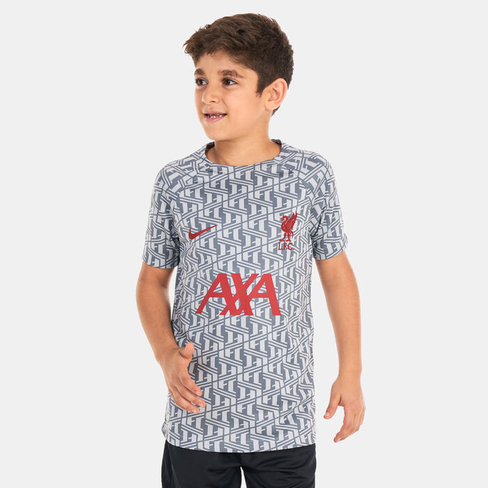 Nike Kids' Liverpool F.C. Dri-FIT Football T-Shirt Black Nike Kids' Liverpool F.C. Dri-FIT Football T-Shirt Black image number 0