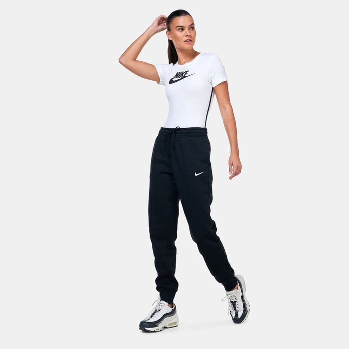 Nike Women's Sportswear Fleece Graphic Joggers / Black