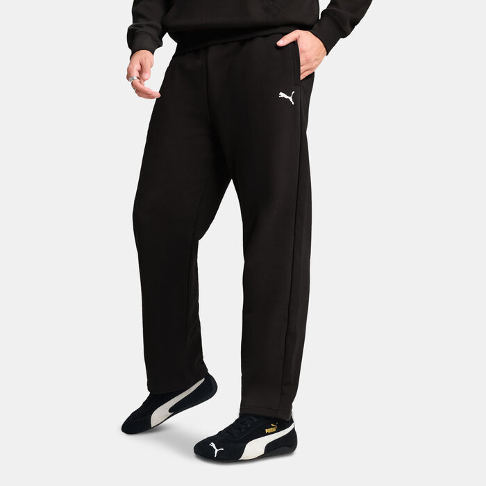 PUMA Men's Wardrobe Essentials Sweatpants Black image number 0