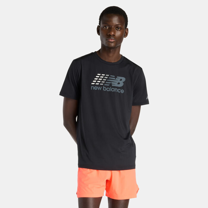 New Balance Men's Performance T-Shirt Black New Balance Men's Performance T-Shirt Black image number 0