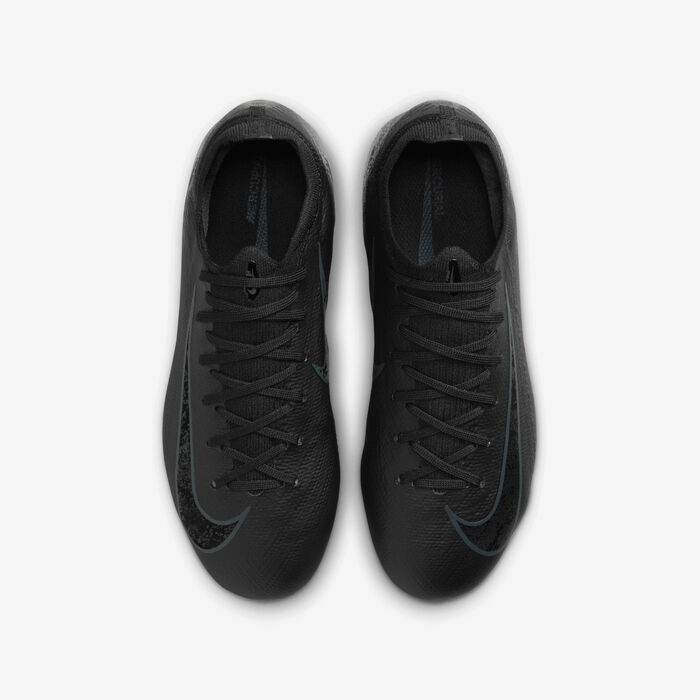 Nike Kids' Mercurial Vapor 16 Pro Firm Ground Football Shoes Black Nike Kids' Mercurial Vapor 16 Pro Firm Ground Football Shoes Black image number 3