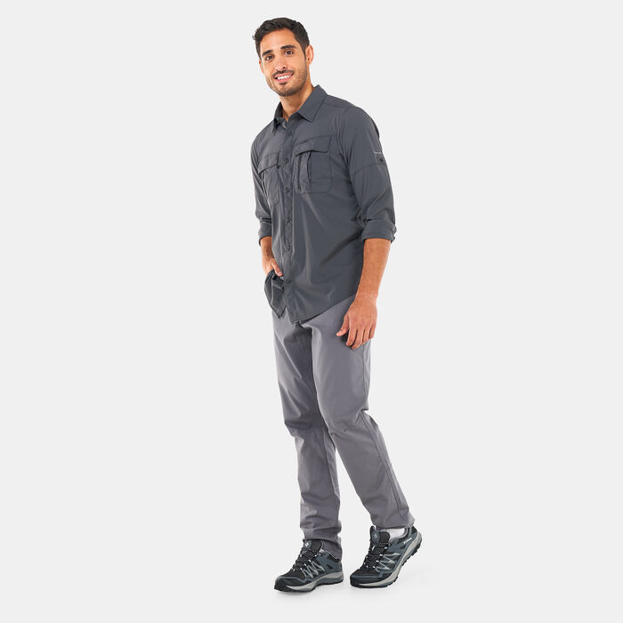 Columbia Men's Newton Ridge™ II Long Sleeve Shirt Grey Columbia Men's Newton Ridge™ II Long Sleeve Shirt Grey image number 2