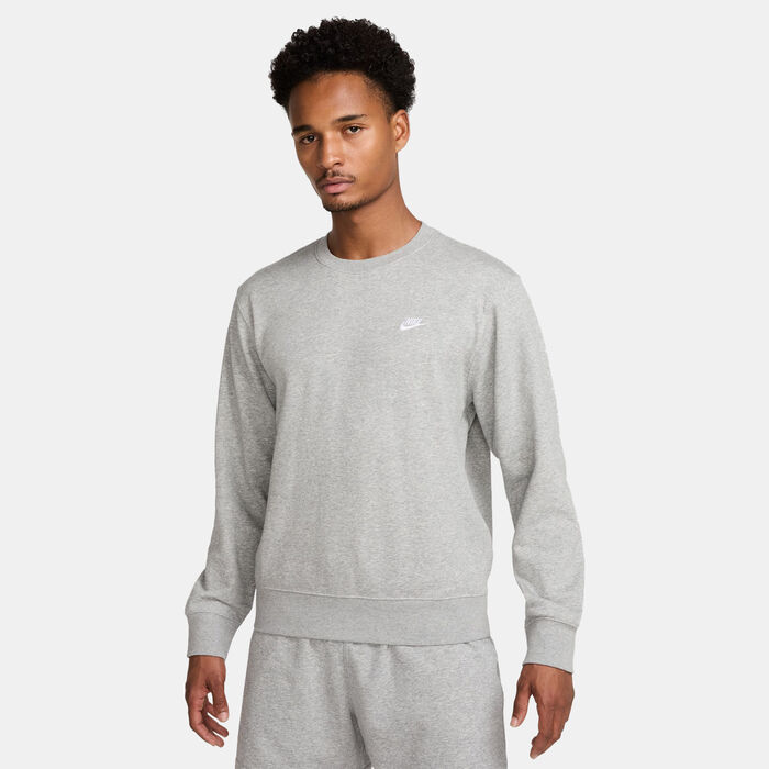 Nike Men's Club Fleece Sweatshirt Grey image number 0