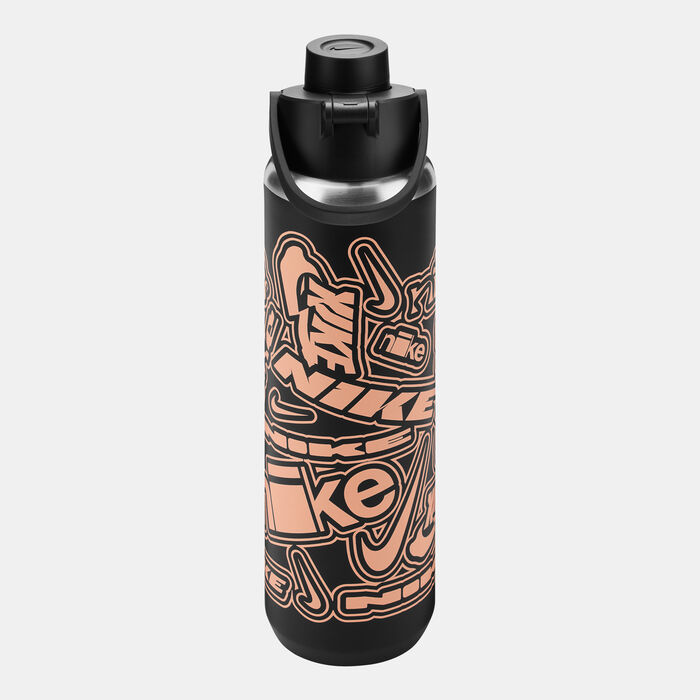 Nike Recharge Stainless Steel Chug Water Bottle Grey Nike Recharge Stainless Steel Chug Water Bottle Grey image number 0