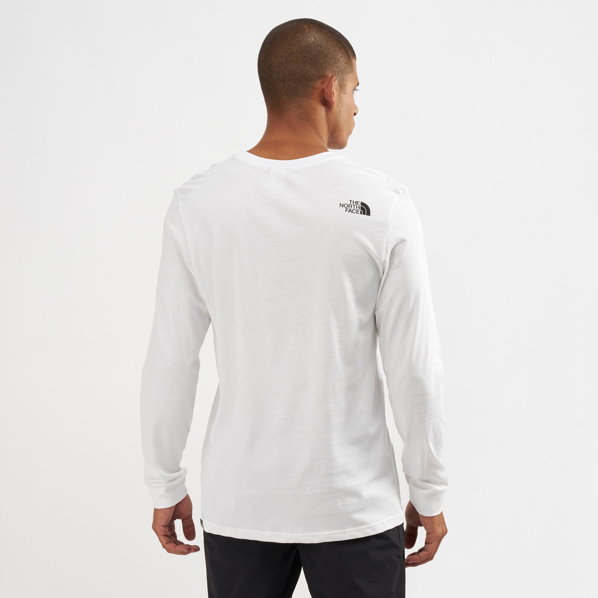 Buy The North Face Men s Simple Dome Long Sleeve T Shirt White in