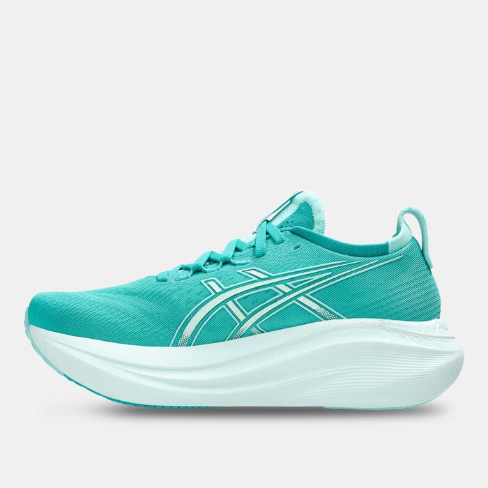 ASICS Women's GEL-NIMBUS 27 Running Shoes Blue ASICS Women's GEL-NIMBUS 27 Running Shoes Blue image number 3