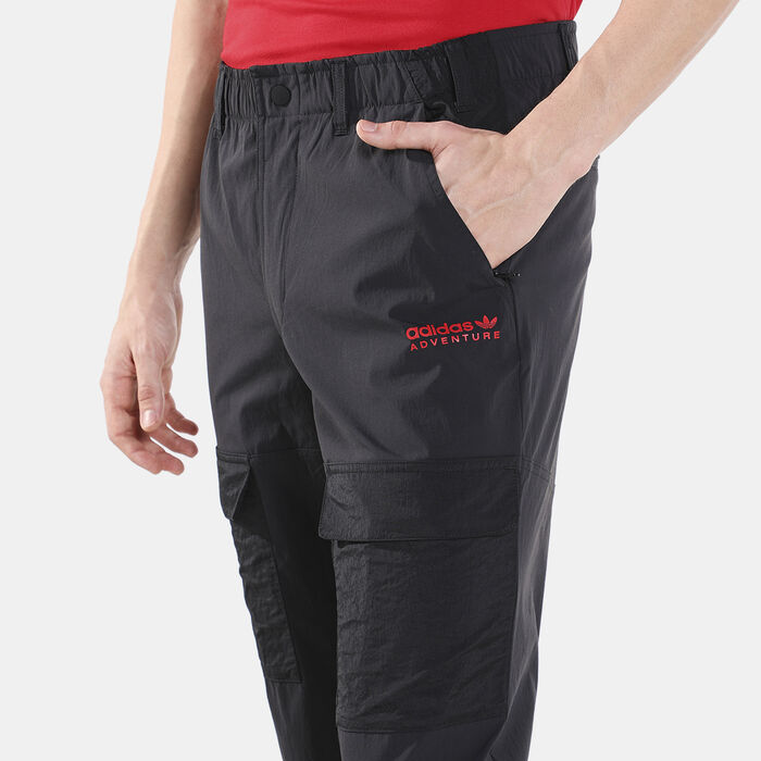 adidas Originals Men's Adventure Cargo Pants Black adidas Originals Men's Adventure Cargo Pants Black image number 3