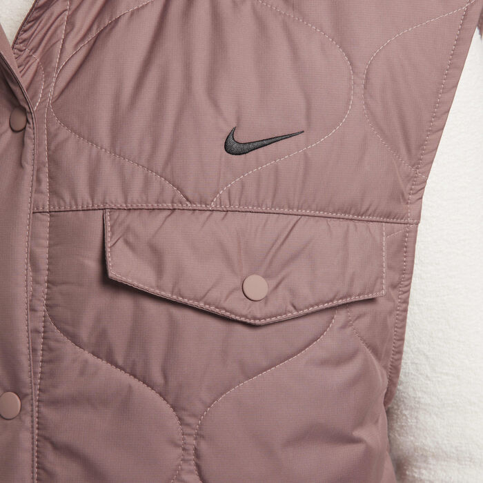 Nike Women's Sportswear Essential Gilet Green Nike Women's Sportswear Essential Gilet Green image number 3
