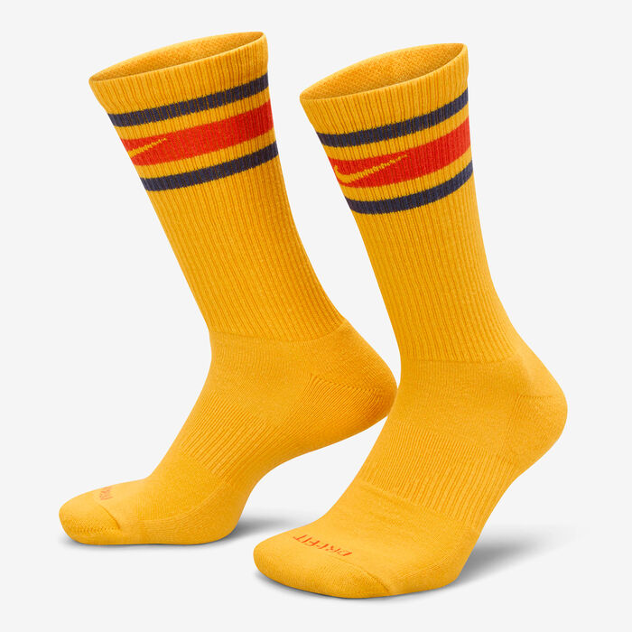 Nike Everyday Plus Cushioned Crew Socks (3 Pairs) yellow image number 0