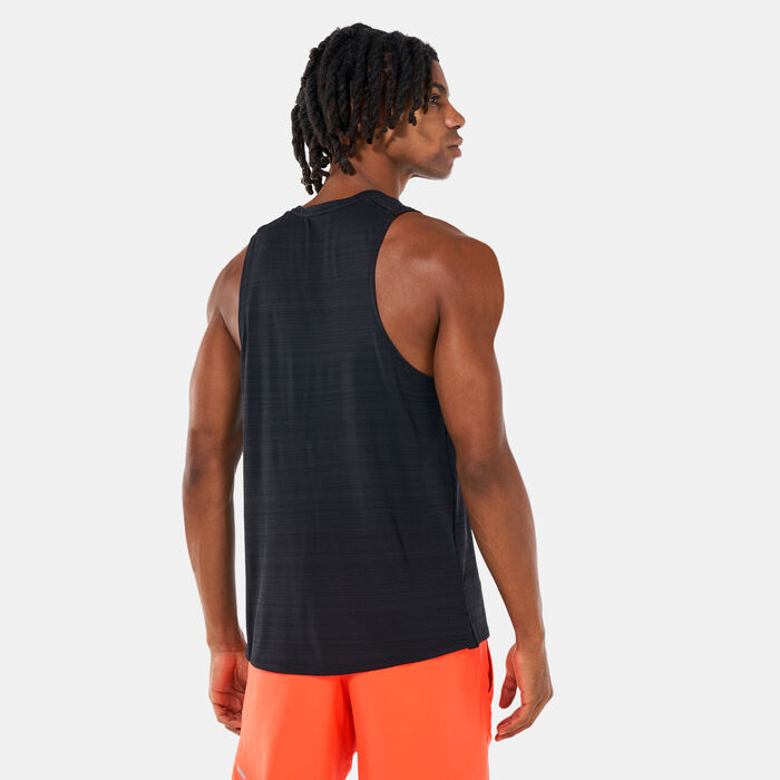 Nike Men's Dri-FIT Miler Tank Top Black Nike Men's Dri-FIT Miler Tank Top Black image number 1