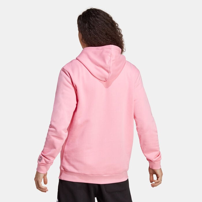 adidas Originals Men's X André Saraiva Hoodie Pink adidas Originals Men's X André Saraiva Hoodie Pink image number 1
