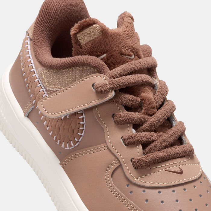 Nike Kids' Force 1 Low EasyOn Shoes Brown image number 3