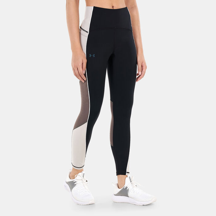 Under Armour Women's UA RUSH™ Ankle Leggings Black Under Armour Women's UA RUSH™ Ankle Leggings Black image number 0
