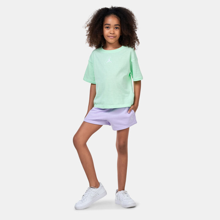 Jordan Kids' Jumpman Essential Shorts Purple image number 2