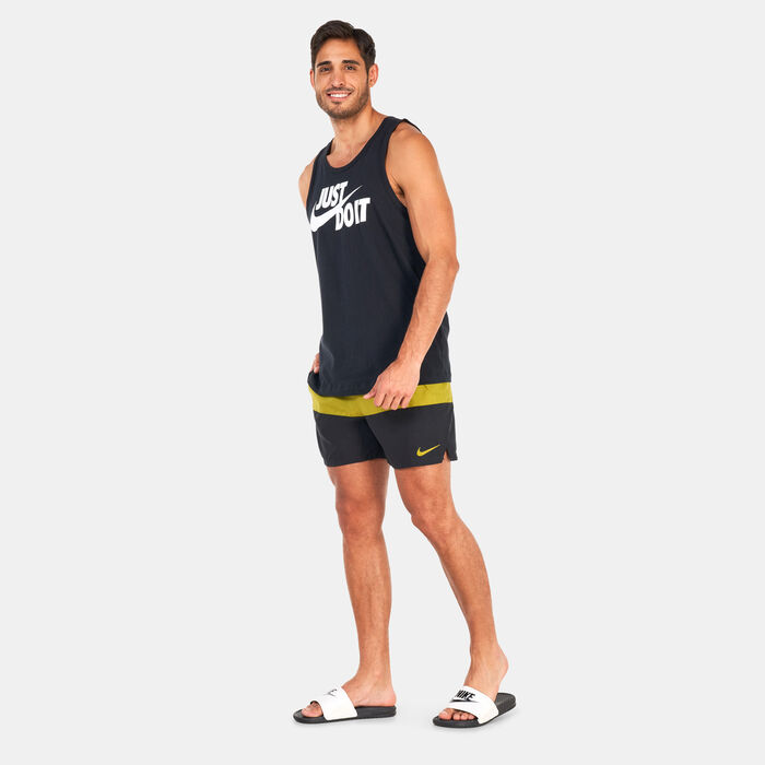 Nike Swim Men's Split Swim Trunks Green Nike Swim Men's Split Swim Trunks Green image number 2