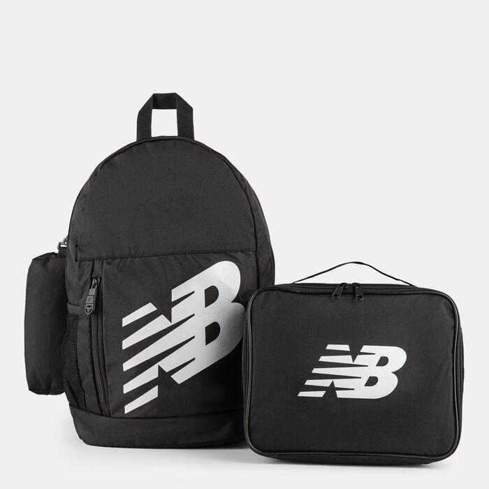New Balance Kids' Lunchbox and Backpack Set Black image number 0