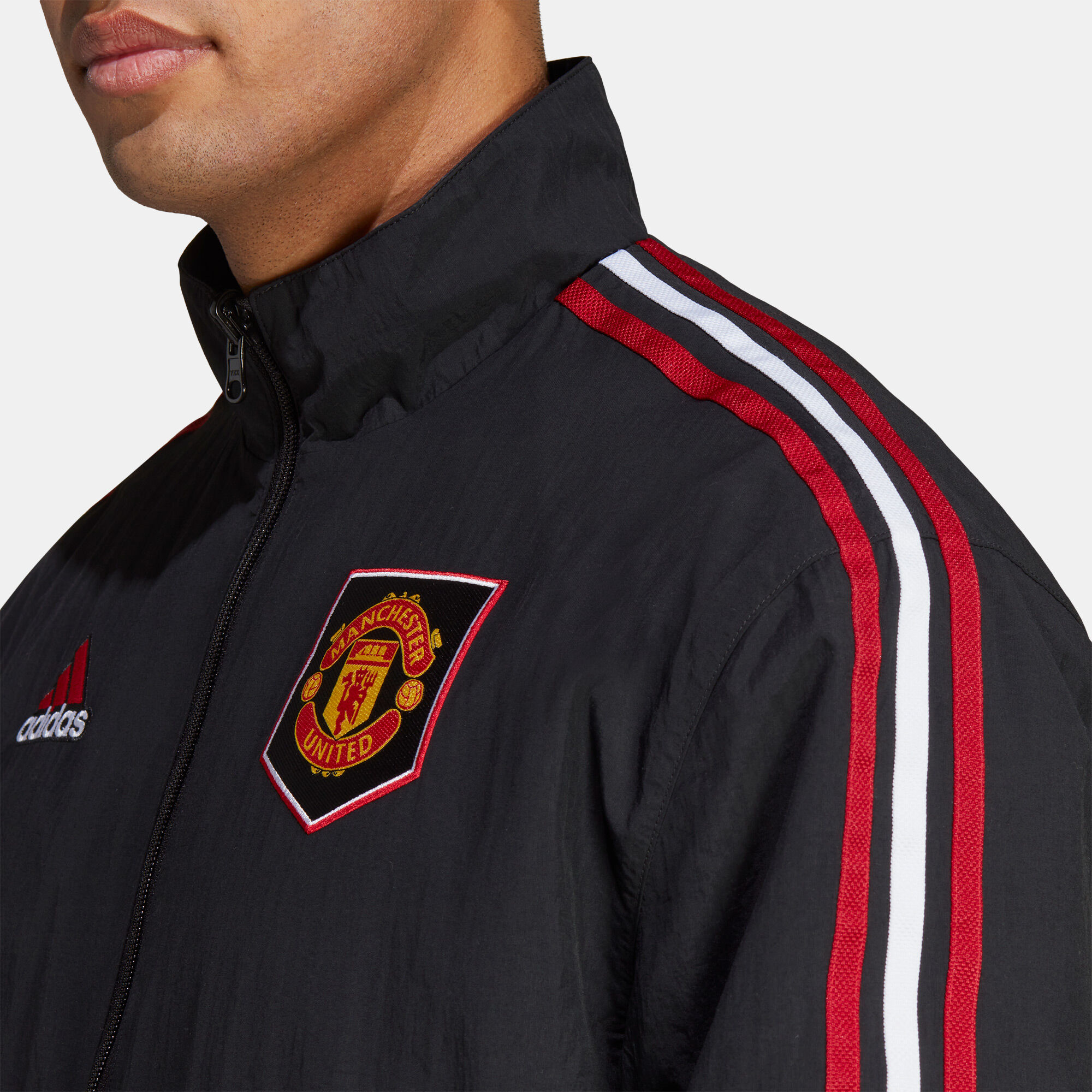 Men s Manchester United Anthem Jacket Black adidas in KSA SSS