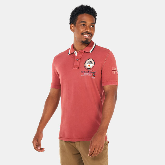 Napapijri Men's Gandy 3 Marsala Polo Shirt Red Napapijri Men's Gandy 3 Marsala Polo Shirt Red image number 0