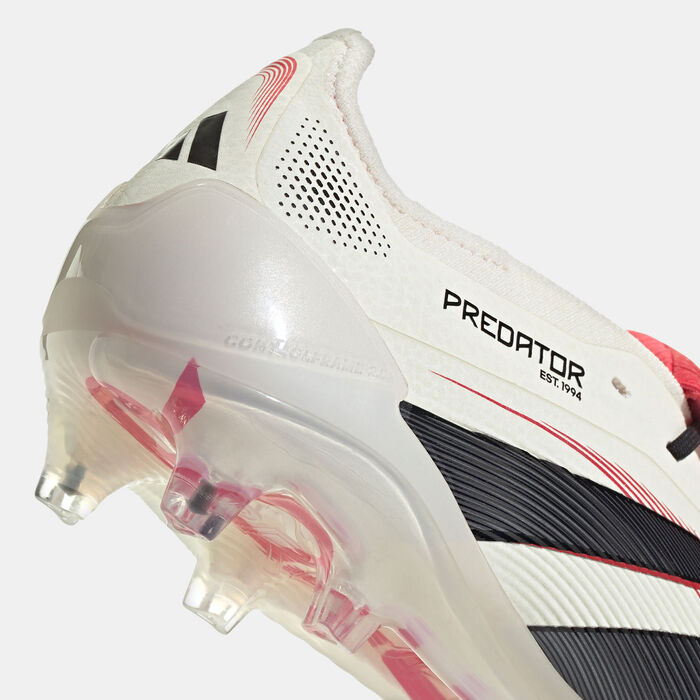 adidas Men's Predator Elite Firm Ground Football Boots White adidas Men's Predator Elite Firm Ground Football Boots White image number 5