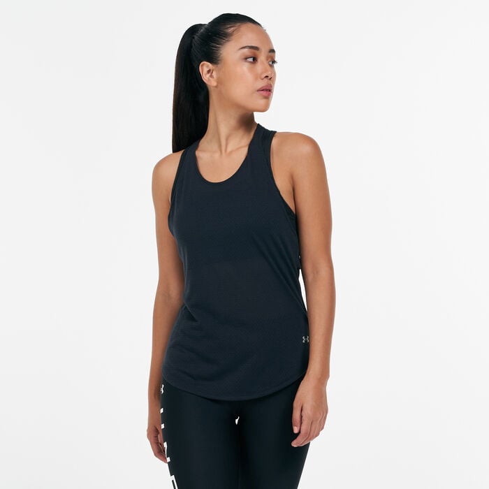 Under Armour Women's Streaker Run Tank Top Black Under Armour Women's Streaker Run Tank Top Black image number 0