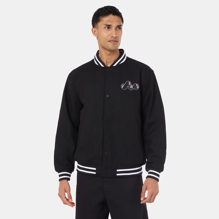 Vans Men's Scuttle Baseball Jacket Black image number 0