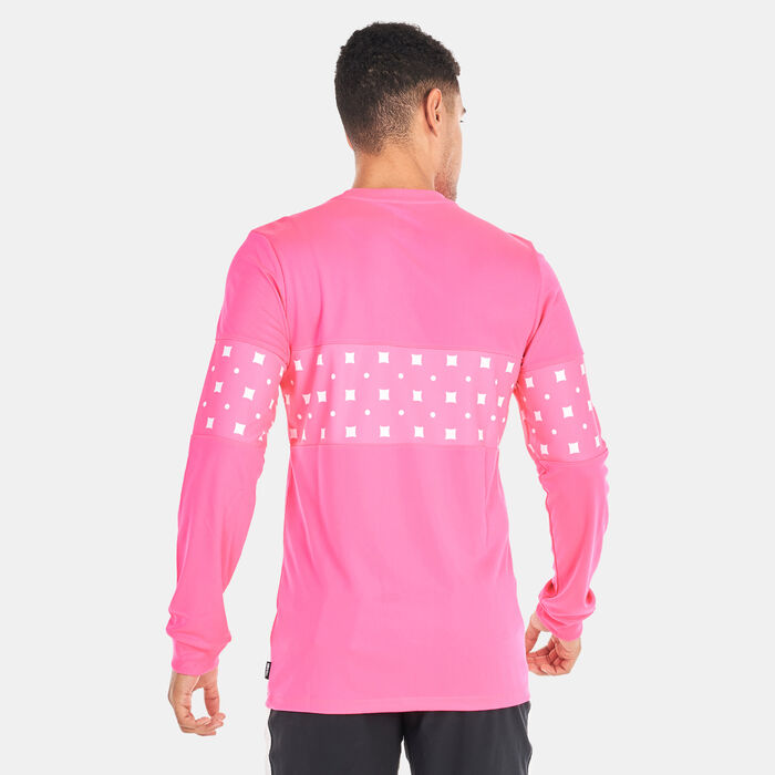 Nike Men's FC Dri-FIT Libero Graphic Long-Sleeve Football Top Pink image number 1