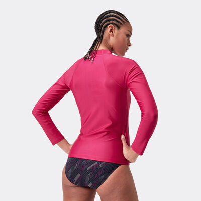 Speedo Women's Long Sleeve Swimming Rashguard Purple Speedo Women's Long Sleeve Swimming Rashguard Purple