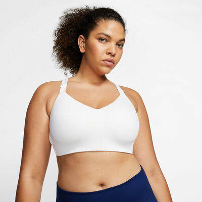 Nike Women's Rival Sports Bra White Nike Women's Rival Sports Bra White