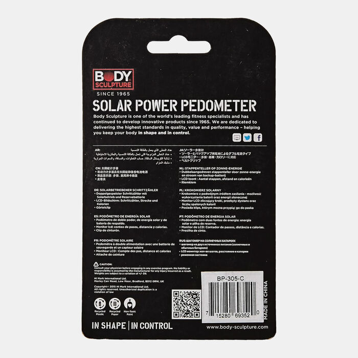 Body Sculpture Solar Pedometer Multi-Color Body Sculpture Solar Pedometer Multi-Color image number 1