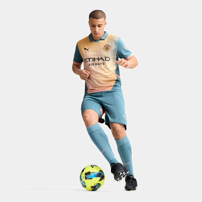 PUMA Men's Manchester City 24/25 Replica Fourth Football Jersey Blue image number 2