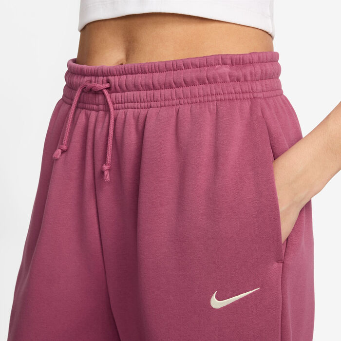 Nike Women's Sportswear Phoenix Fleece Sweatpants Red Nike Women's Sportswear Phoenix Fleece Sweatpants Red image number 2